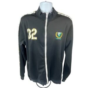 FBK Karlstad Jacket Adult‎ XXL Black Swedish Soccer Club Warm Up Jacket